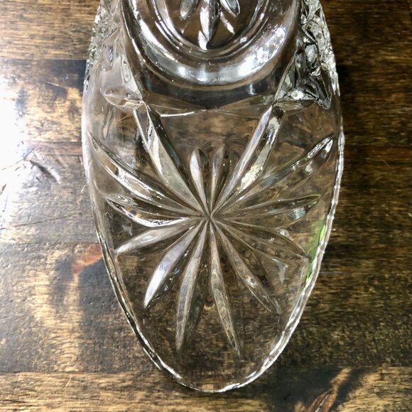 Anchor Hocking EAPC /Star of David Small Oval Boat 9" Bowl Banana Split Serving - Picture 5 of 8